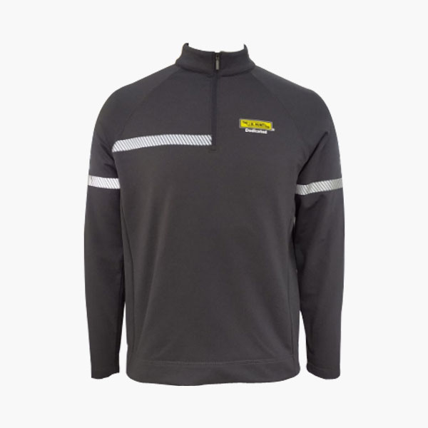Men's LS Zipper High neck Tee